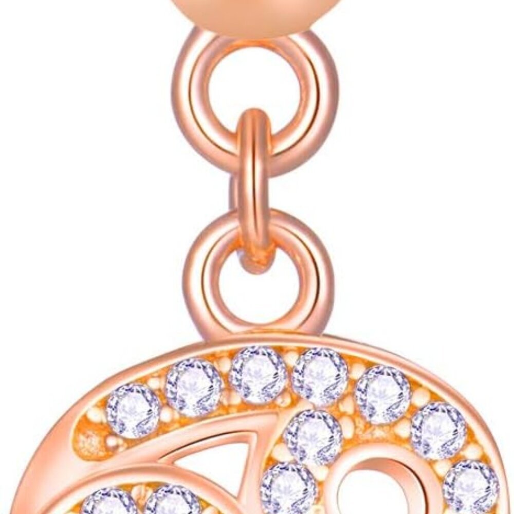 Zodiac Sign Charms fits European Charm Bracelet – Rose Gold 925 Sterling Silver